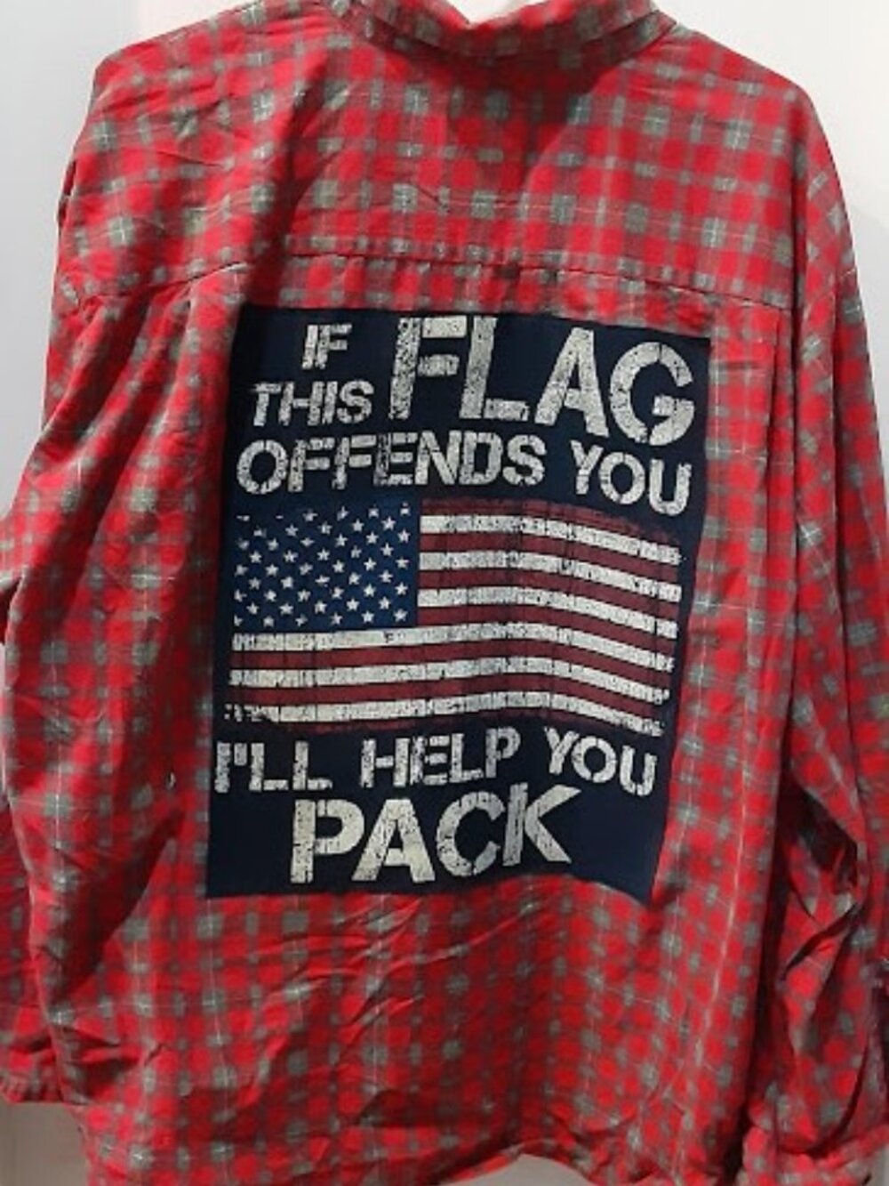 American Flag flannel